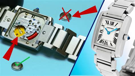 cartier watch battery change